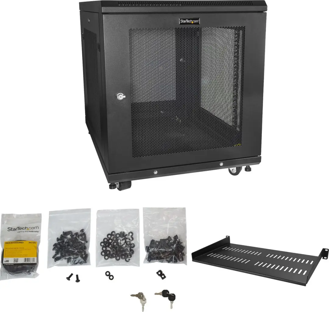 Startech RK1233BKM Serverkast 12U - 78cm Diep - Zwart