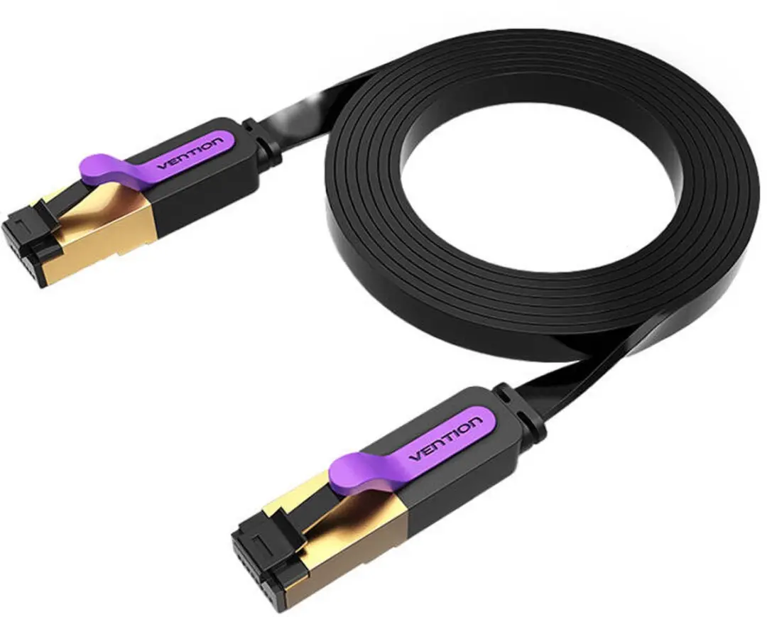 Vention Netwerkkabel Patchcord Cat7 RJ45 10Gbps 1M - Transparant