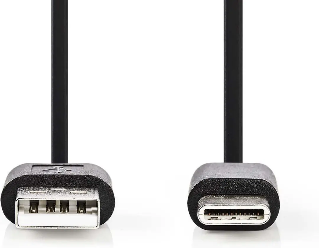 Nedis USB 2.0 USB-A naar USB-C Kabel 15W 480Mbps 1m - Zwart