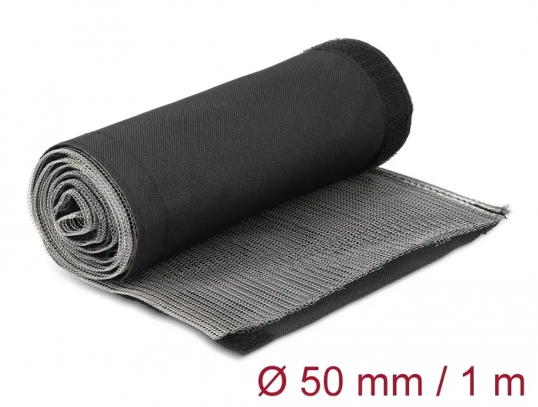 Delock EMI Afscherming Gevlochten Slang 1m x 50mm