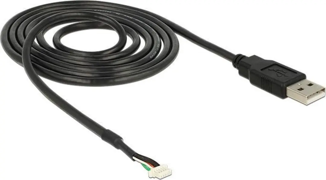 Delock USB 2.0 Kabel 5-pin Camera - 1.5m - Zwart