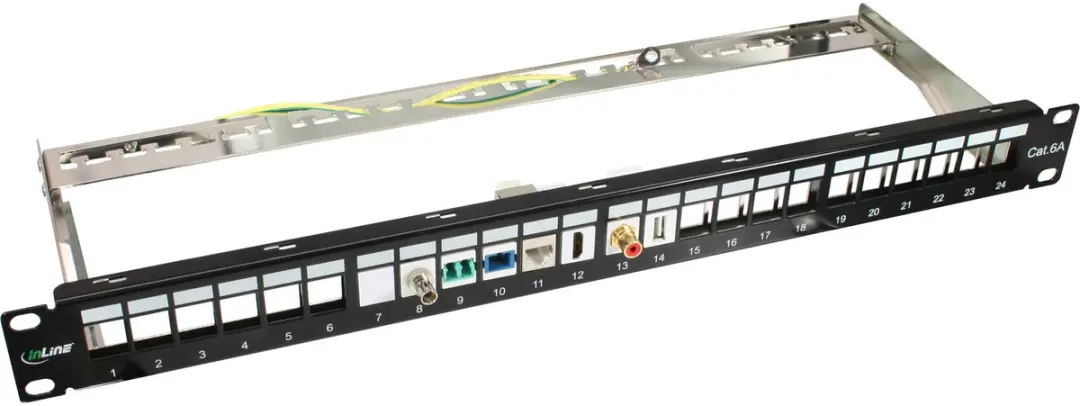InLine Keystone RJ45 Vrouwelijk LSA Inzetstuk Cat.6a - Wit