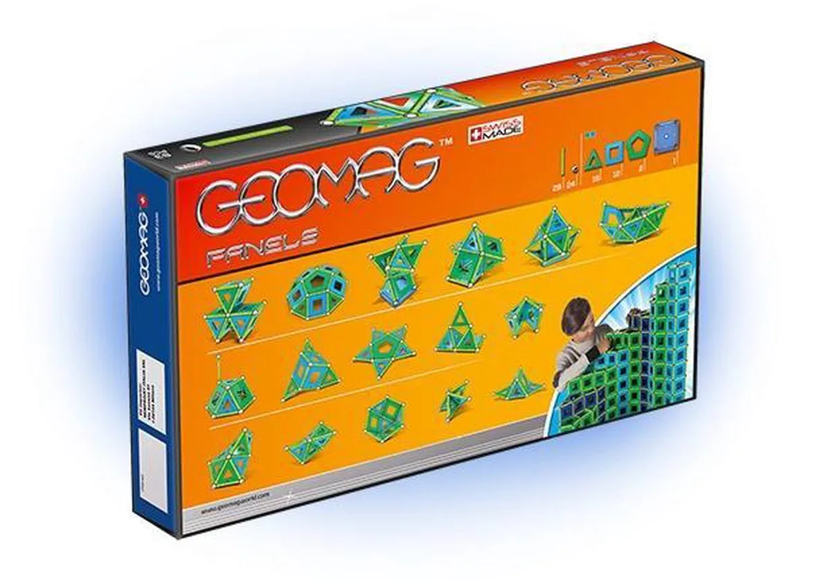 Geomag Panels 83-delig - Groen/Blauw