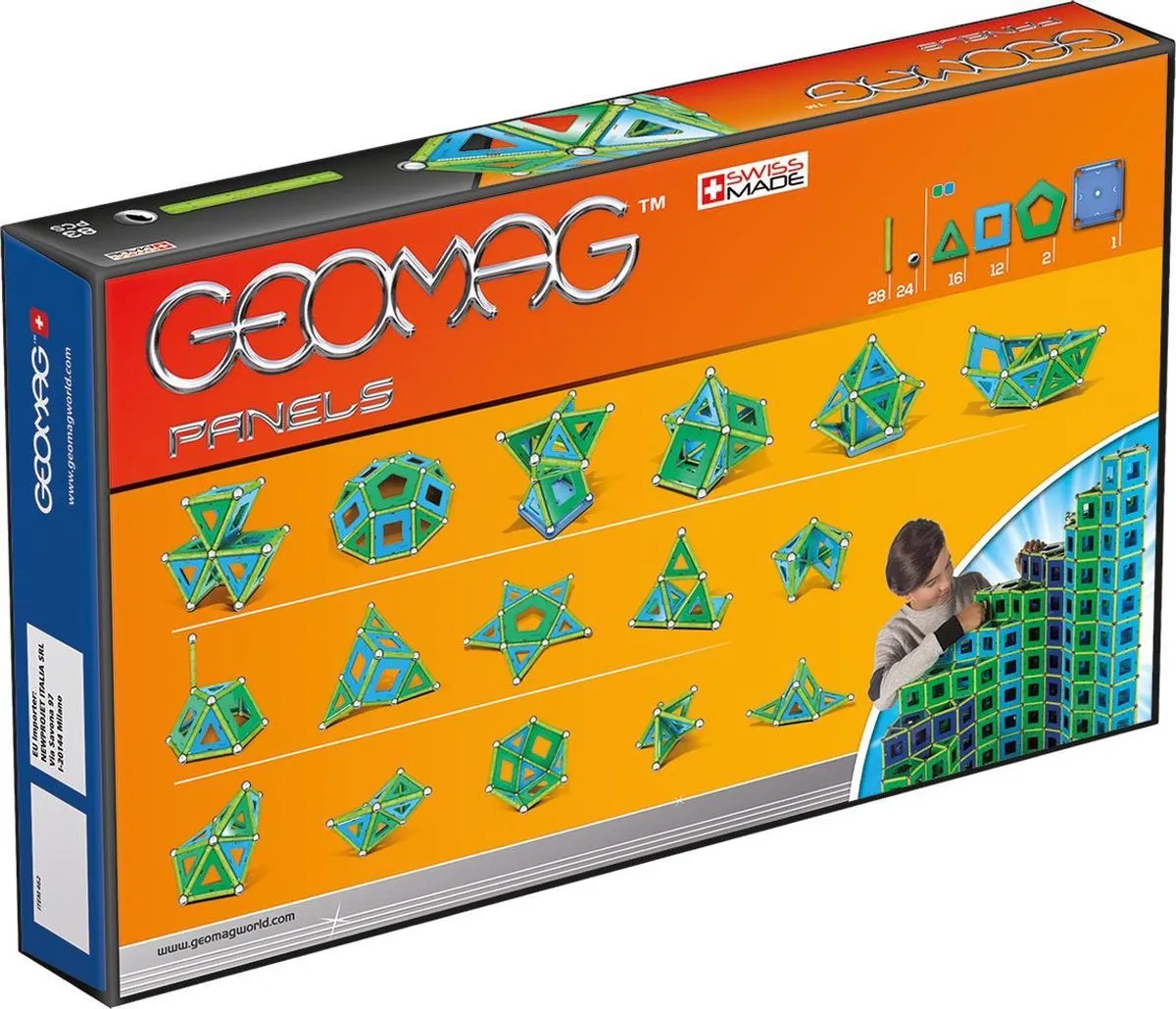 Geomag Panels 83-delig - Groen/Blauw - afbeelding 6 van 6
