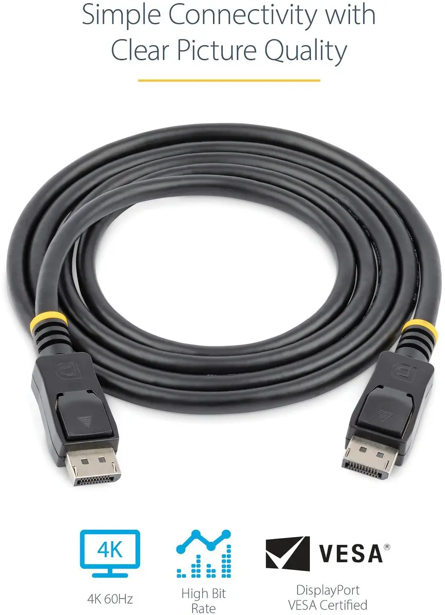 Startech DisplayPort 1.2 Kabel 50cm - Zwart
