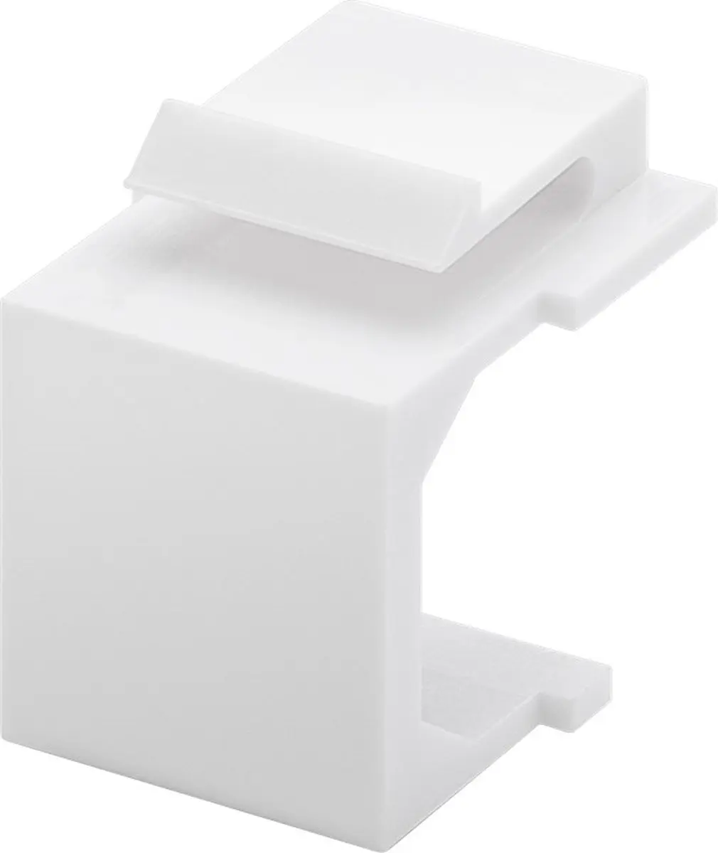 Goobay Keystone Afsluitcover - 4 Stuks Wit