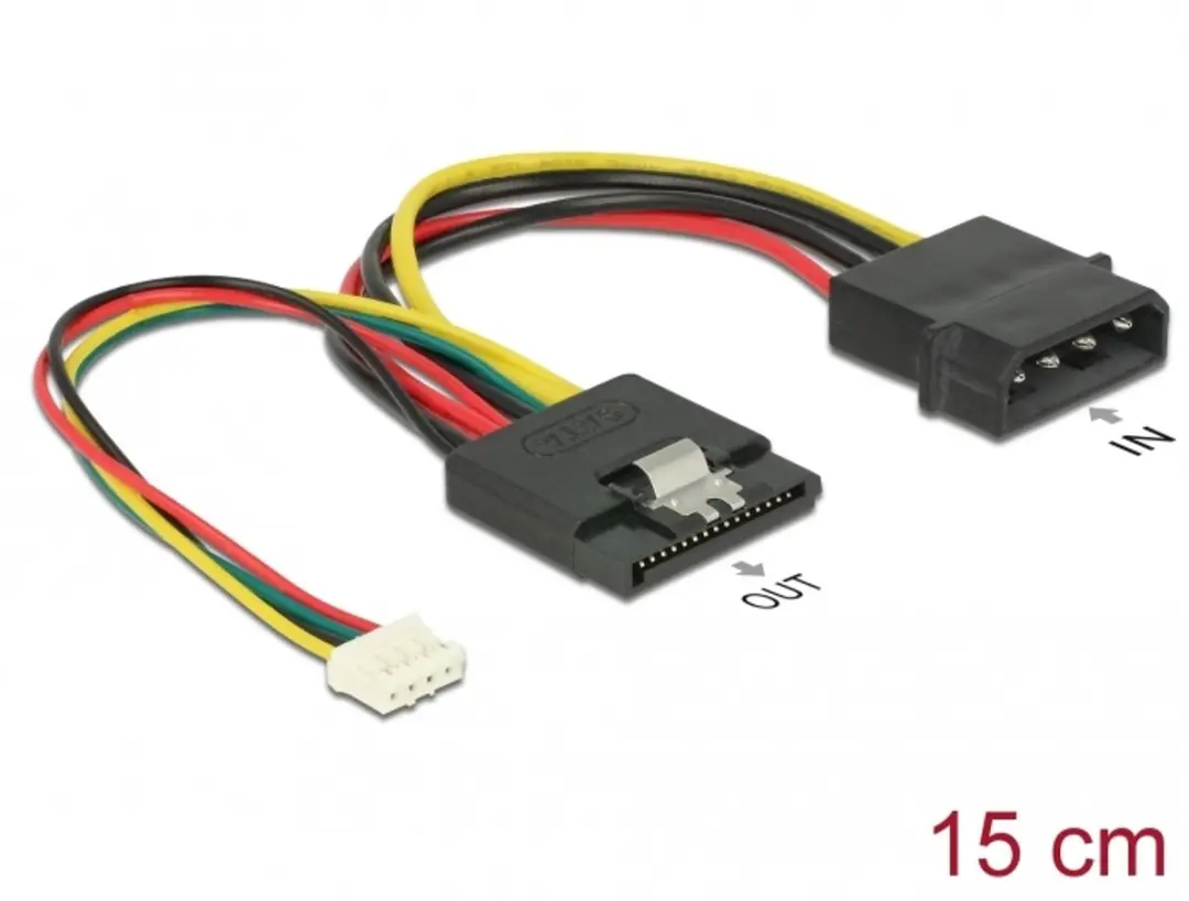 Delock SATA naar Molex Kabel