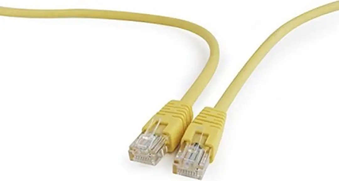 Gembird CablExpert PP12-1M/Y Netwerkkabel Cat5E - Geel