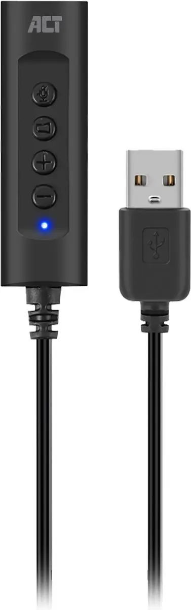 ACT USB-A externe geluidskaart AC9360