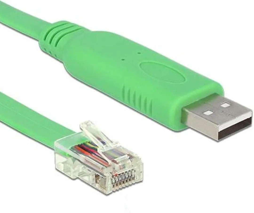 Delock USB-A naar RJ45 RS232 Adapter - 1,8m - Groen