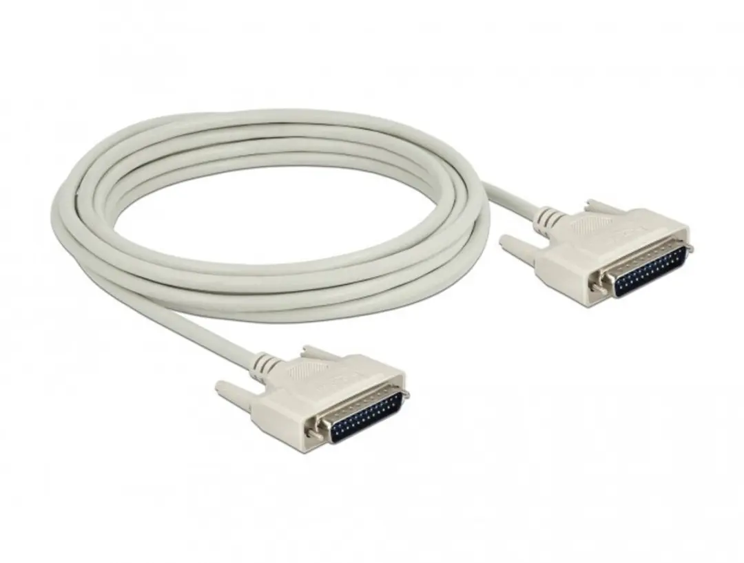 Delock D-Sub 25 Male Kabel 5m - Beige