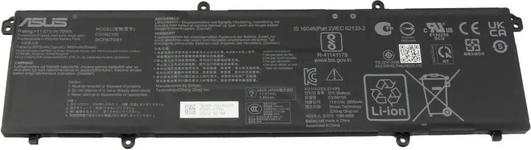 Asus C31N2105 Batterij