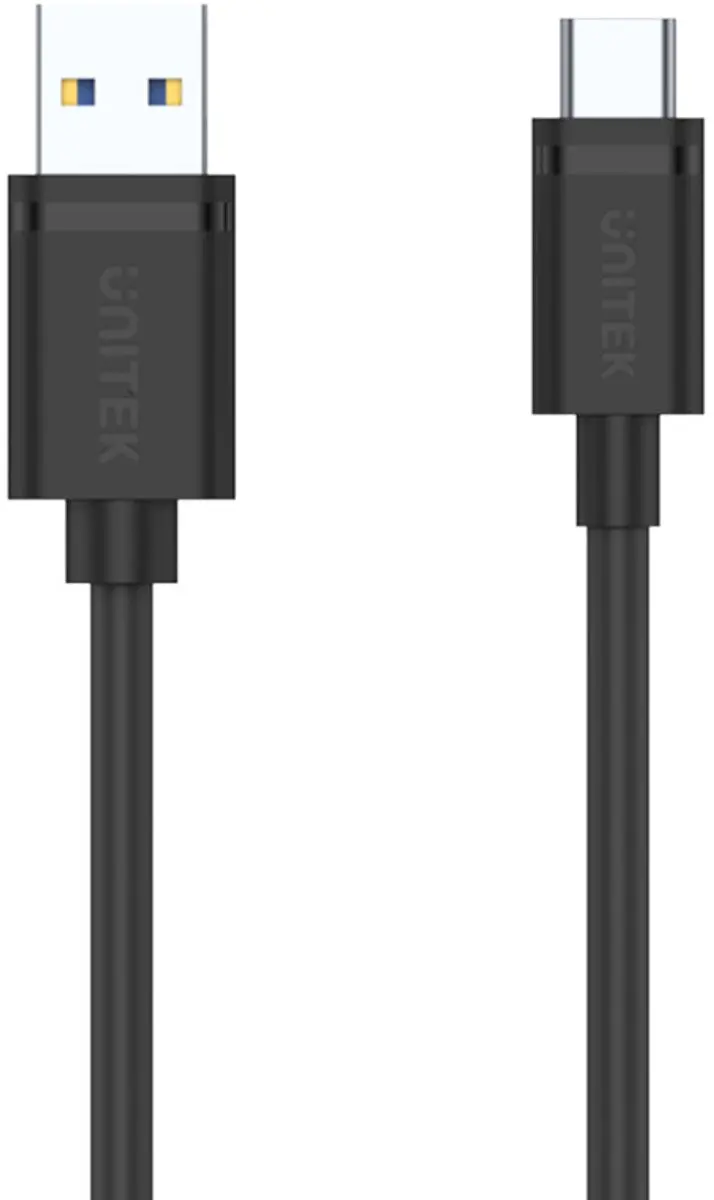Unitek USB-C Kabel 3.1 USB-A naar USB-C 1,5m - Zwart