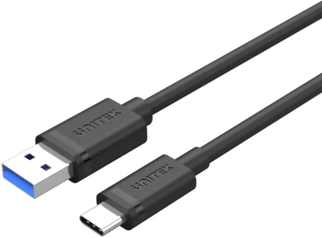 Unitek USB-C Kabel 3.1 USB-A naar USB-C 1,5m - Zwart - afbeelding 6 van 6