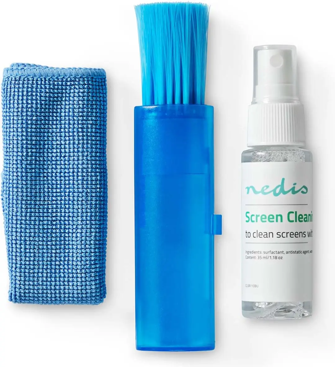 Nedis CLSN110BU Schermreiniger - 35ml - Notebook/Smartphone/Tablet/TV