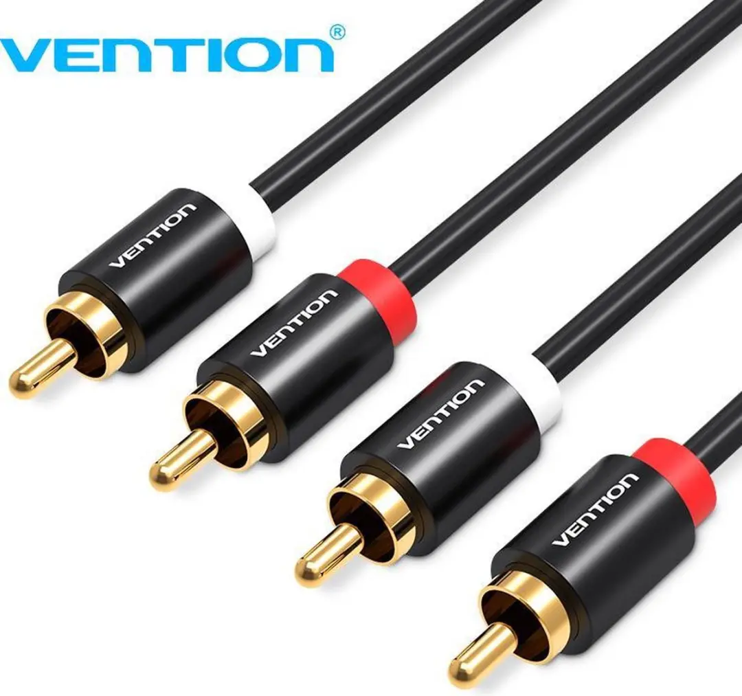 Vention VAB-R06-B300 audio kabel 3 m RCA Zwart
