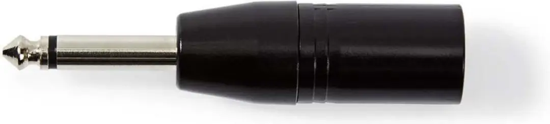 Nedis XLR-Adapter COTP15942BK - 3-Pins Male naar 6,35mm Male - Zwart - afbeelding 6 van 6