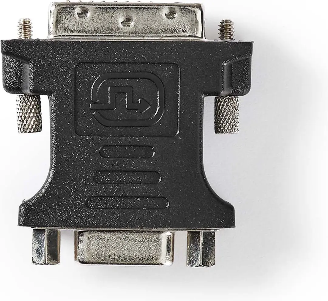Nedis DVI-I naar VGA Adapter CCGB32902BK - Zwart