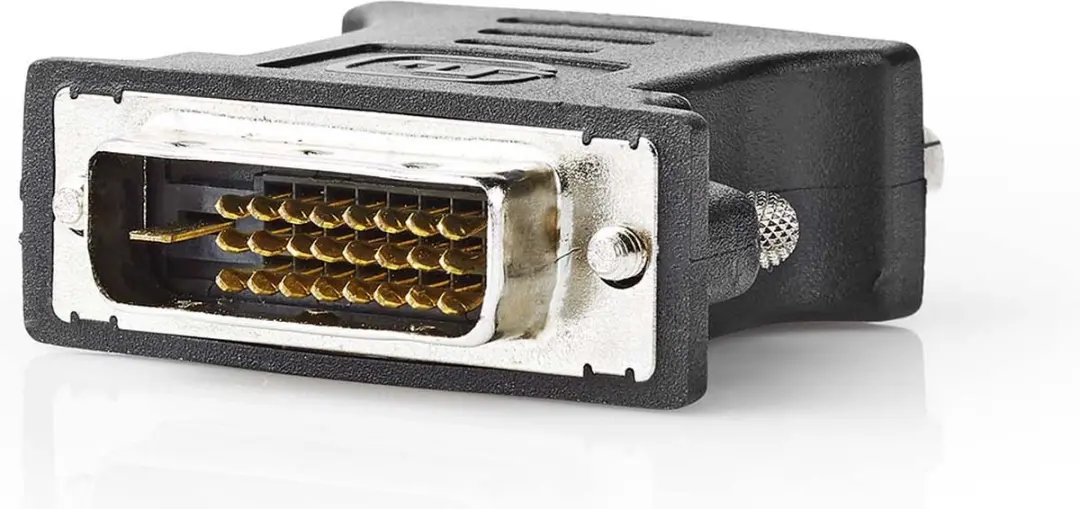 Nedis DVI-I naar VGA Adapter CCGB32902BK - Zwart