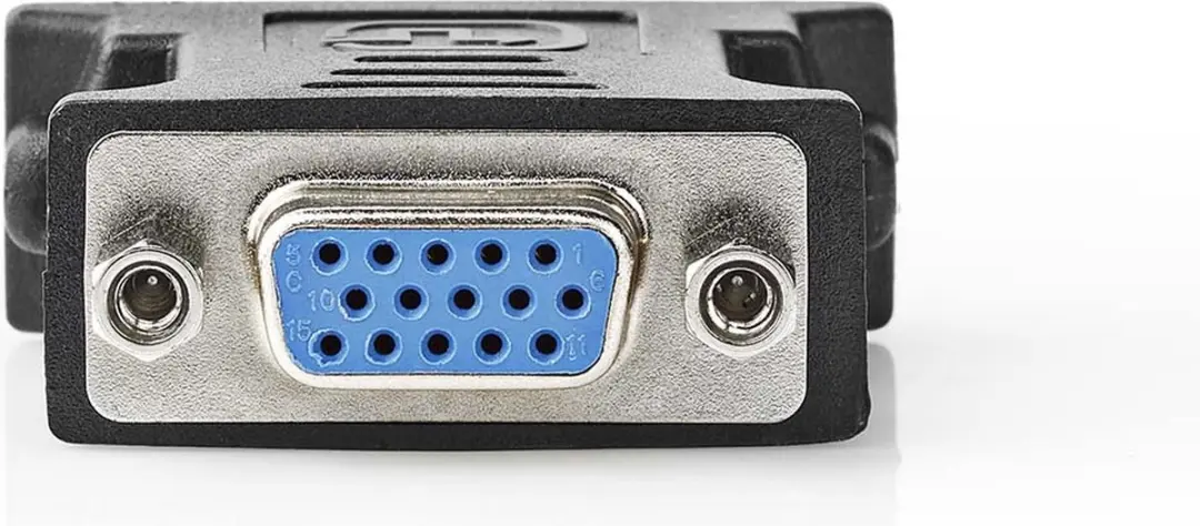 Nedis DVI-I naar VGA Adapter CCGB32902BK - Zwart