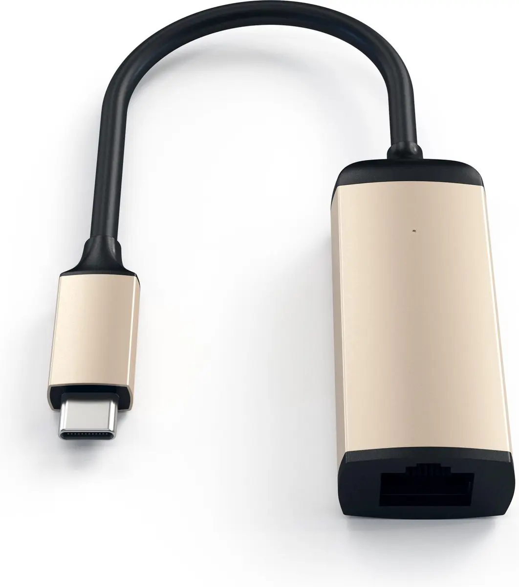 Satechi Type-C Ethernet Adapter - Goud