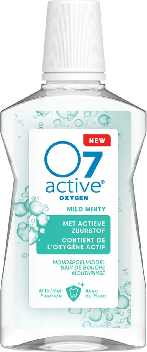 O7 Active Mondspoelmiddel Mild Mint - 6x500ml