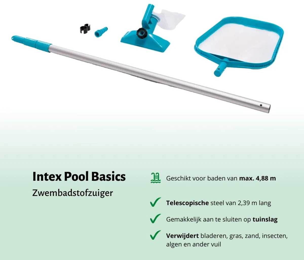 Intex 28002 Zwembad Onderhoudset - 5 Stuks - Blauw