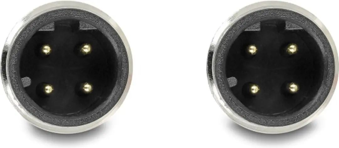 Delock M12 4-pins CAT5e Netwerkkabel 1m - Zwart