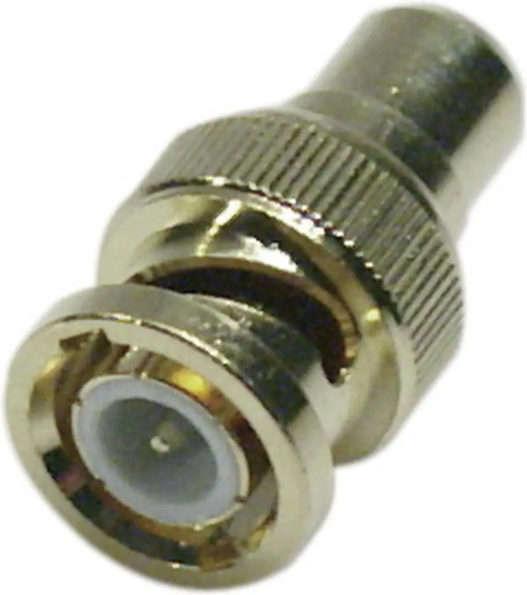 Deltaco MM-60A RCA BNC Adapter - Goud