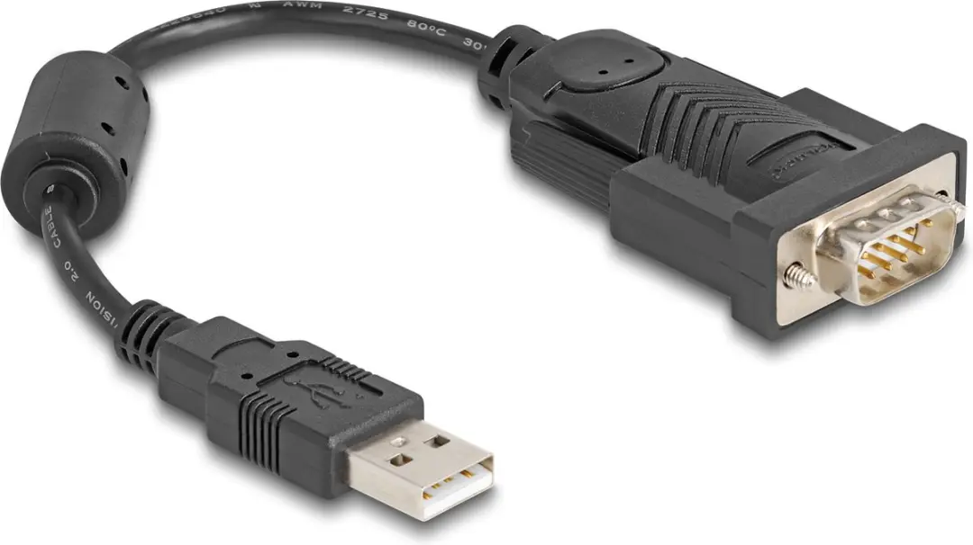 Delock USB 2.0 naar RS-232 Adapter 9-pin M