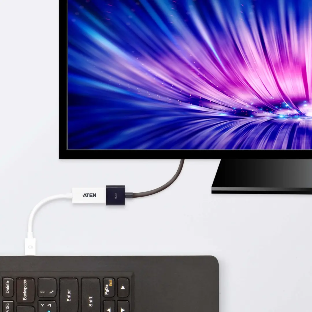 Aten VC960 Mini DisplayPort naar DVI Adapter - 20cm - Kleurenmix