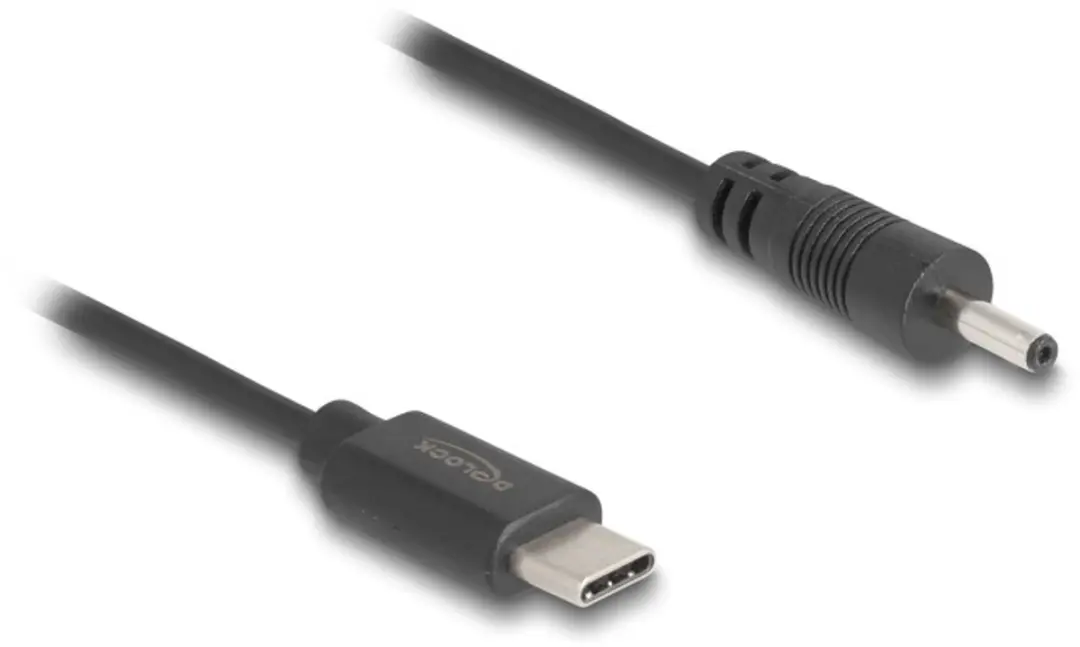 Delock USB-C naar DC-kabel 3,0x1,0mm