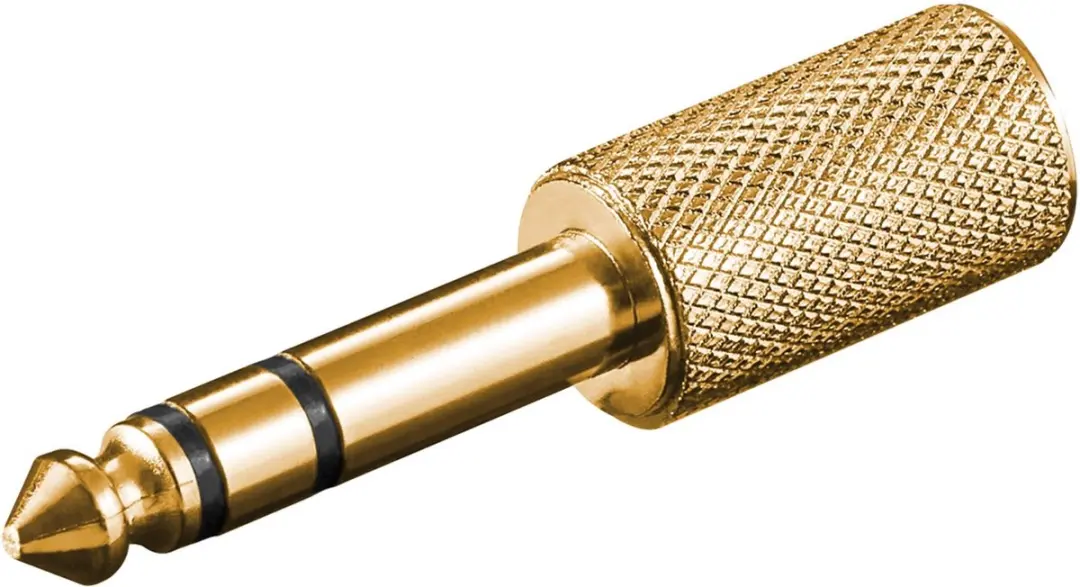 Goobay Audio Adapter 6.35mm naar 3.5mm Jack - Goud