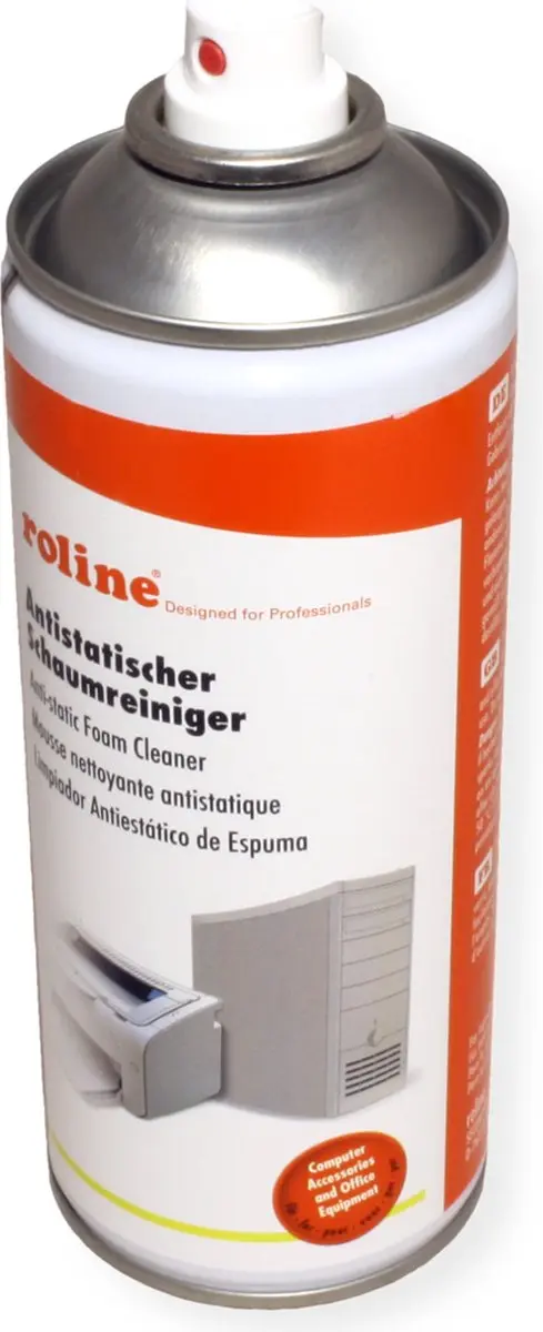 ROLINE antistatische schuimreiniger, 400 ml
