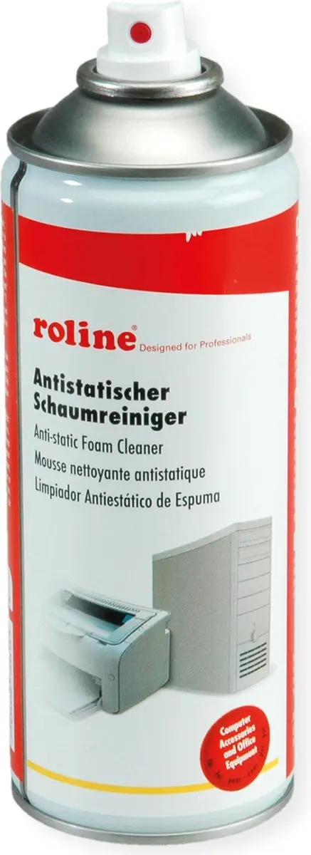 ROLINE antistatische schuimreiniger, 400 ml
