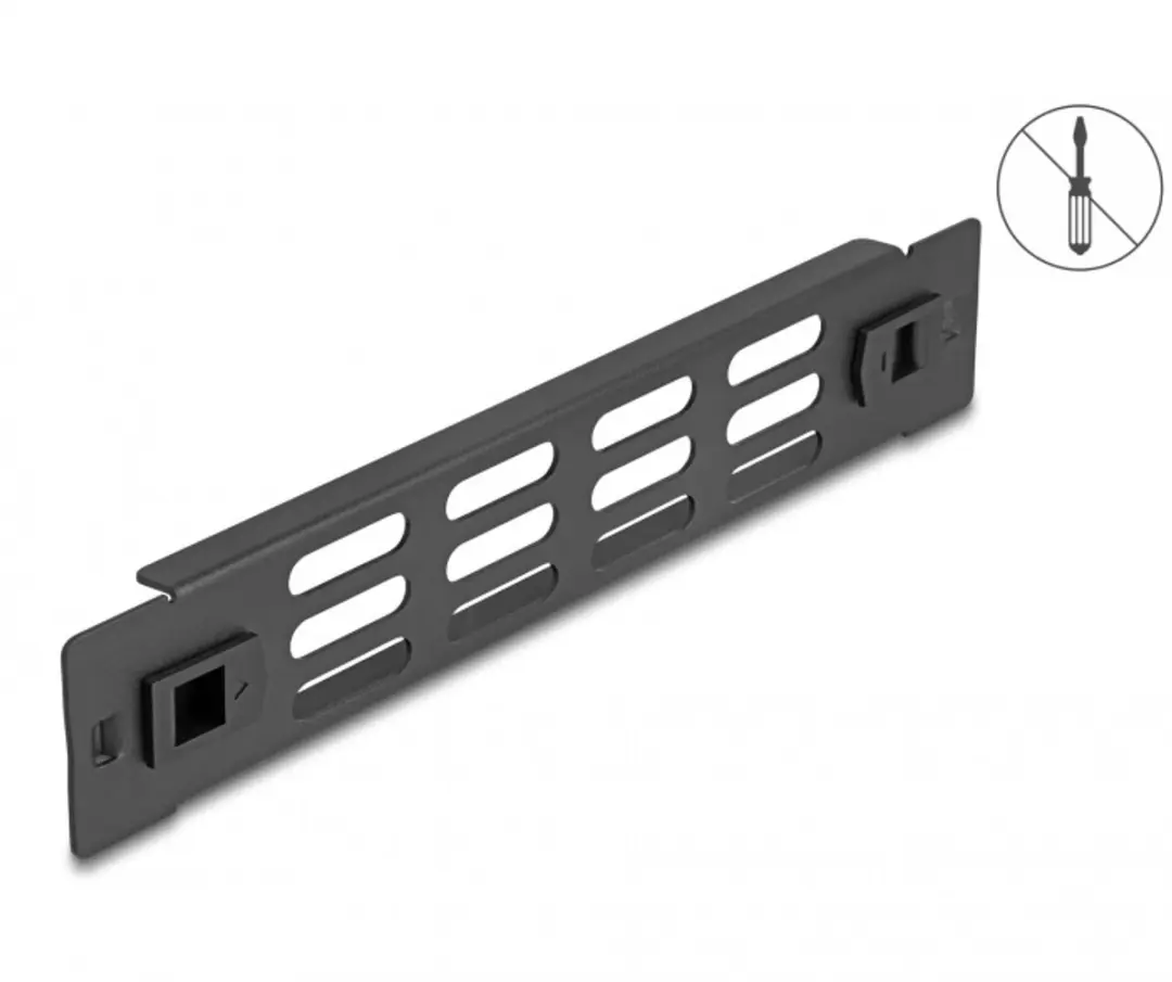 Delock 10 inch Ventilatiepaneel 1U