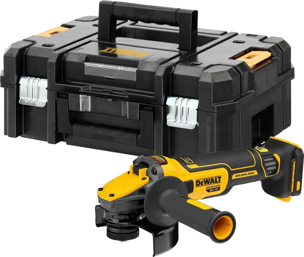 DeWalt DCG409NT Accu Haakse Slijper 125mm