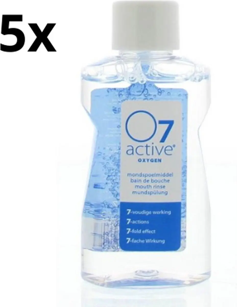 O7 Active Mondspoelmiddel 5 x 500 ml