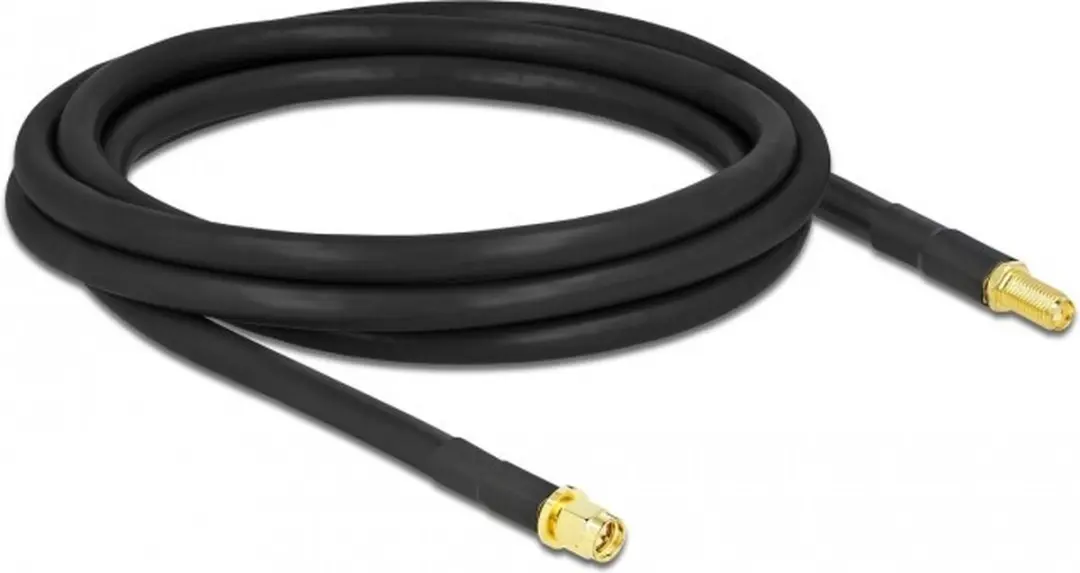 Delock SMA-SMA Antennekabel LMR/CFD300 2m - Zwart
