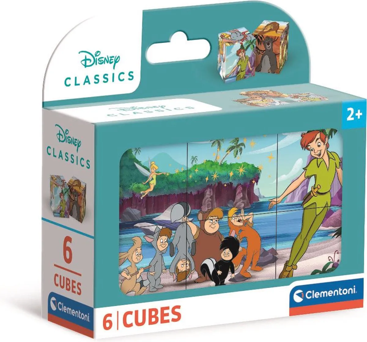Clementoni Disney Classic 6 Blokken Puzzel