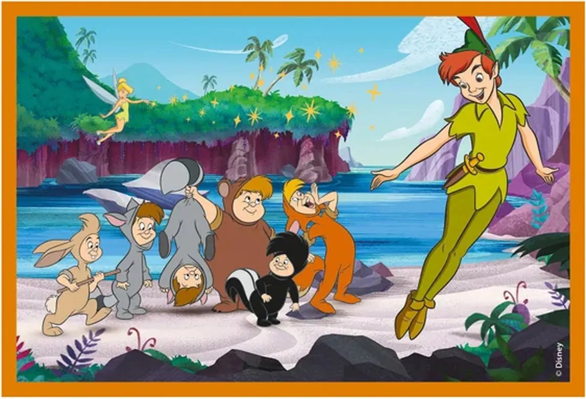 Clementoni Disney Classic 6 Blokken Puzzel - 6 Stuks