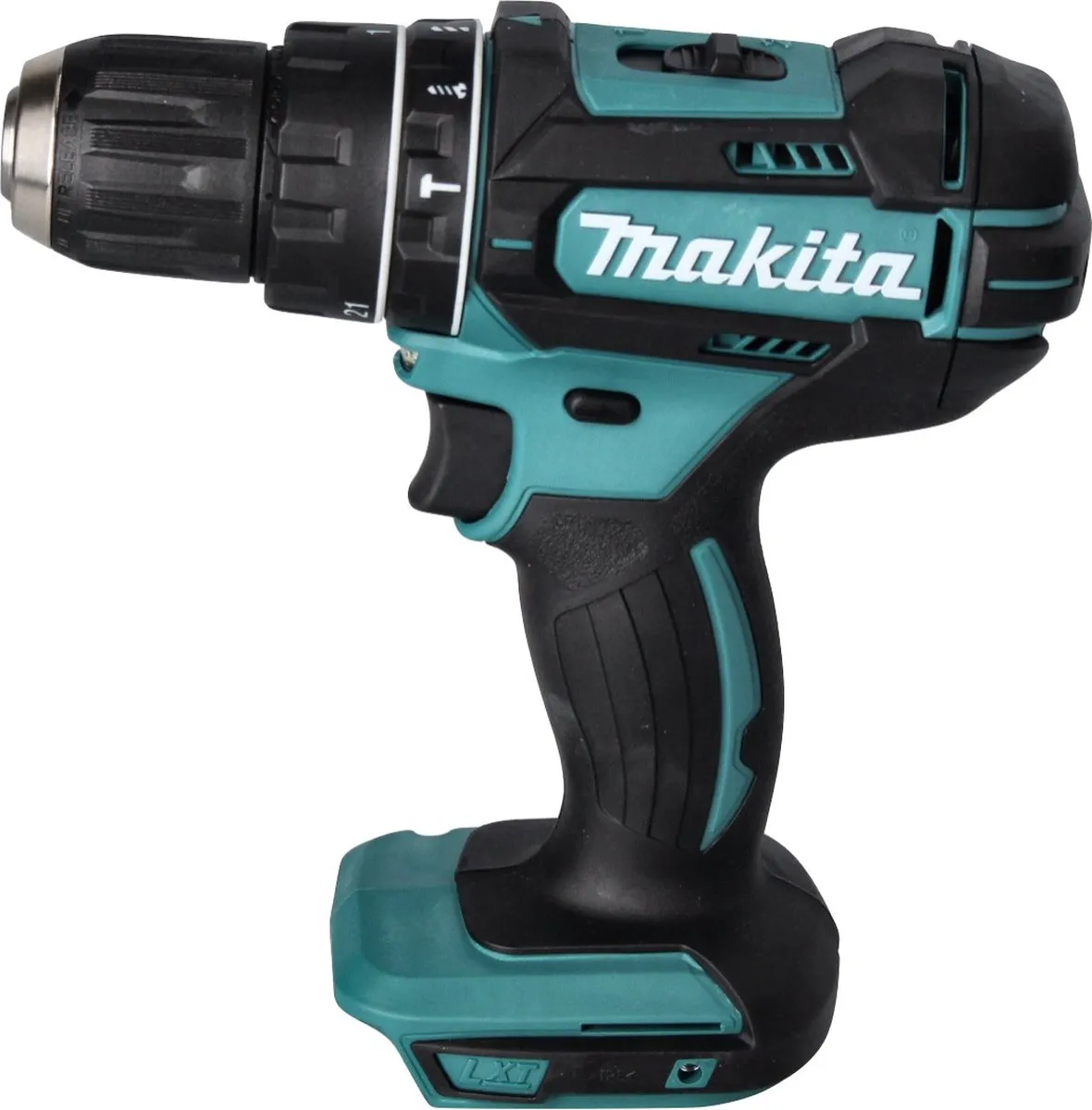 Makita DHP 482 RF1J Klopboormachine 18V - 2 Snelheden - 38mm Hout - 120-delige Set - afbeelding 3 van 5