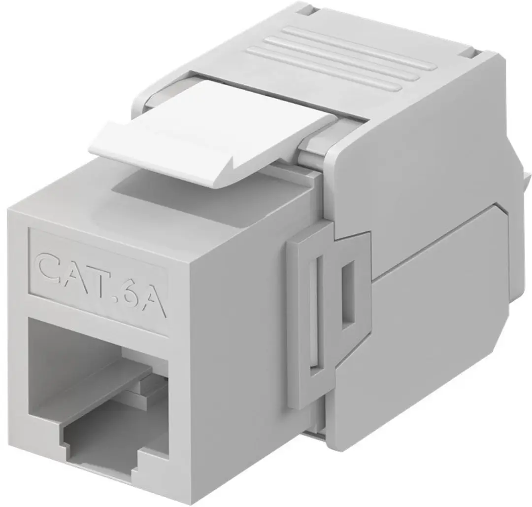 Goobay Keystone Module RJ45 CAT 6A UTP - Groen