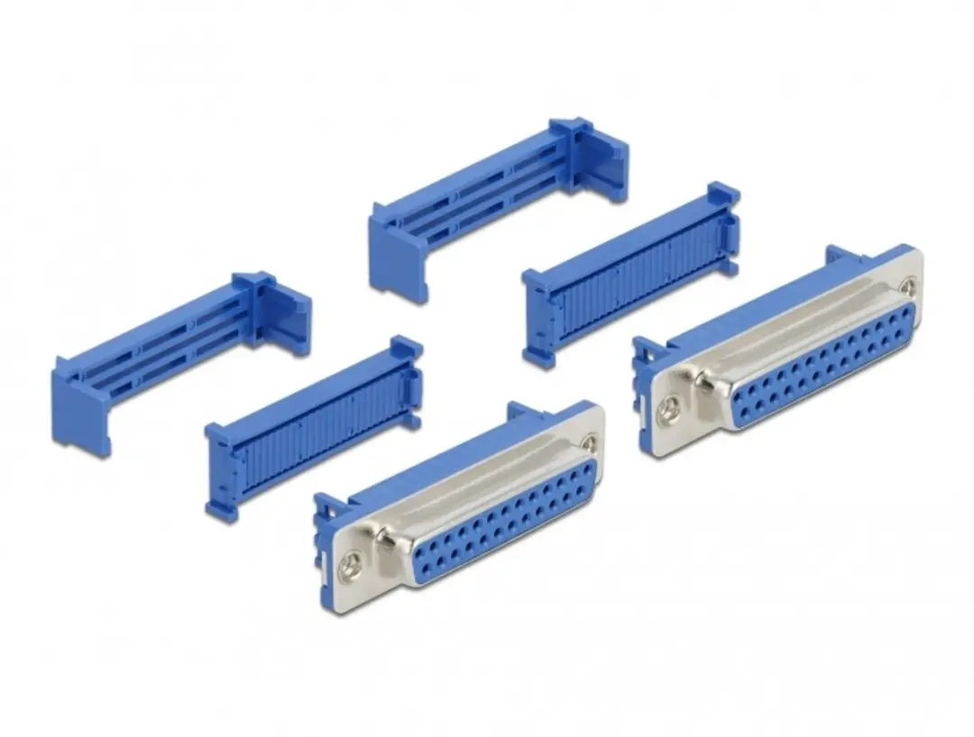 Delock D-Sub 25 Vrouwelijk Blauw