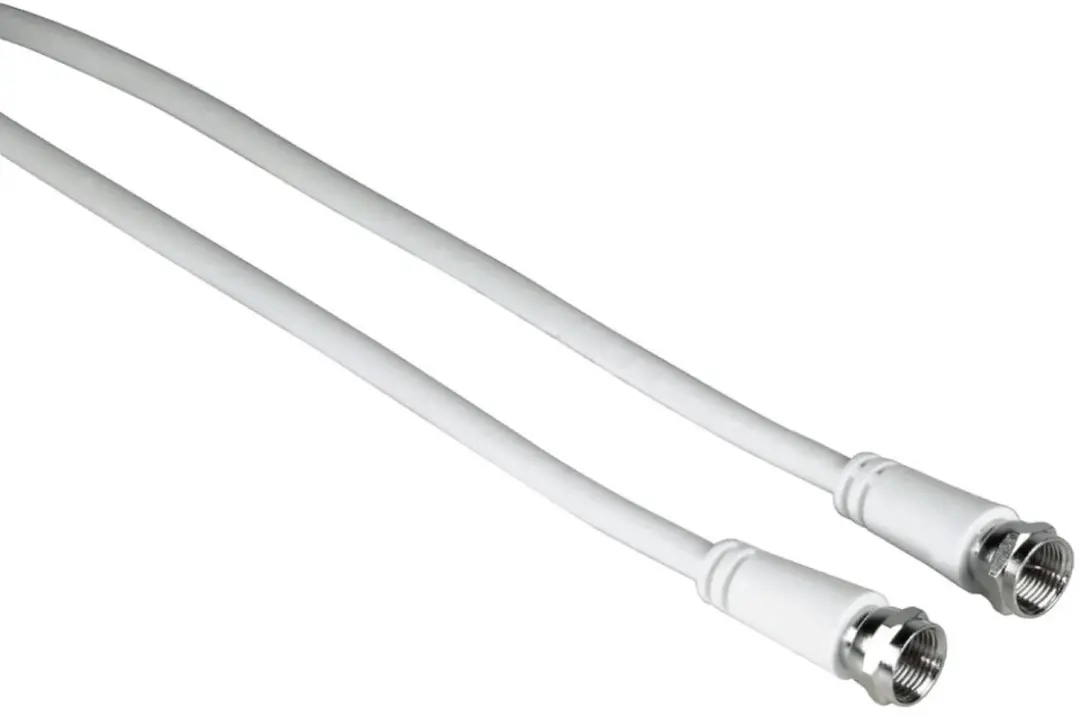 Hama Verb.Kabel 2X F-Plug Wit 3M Ve=25