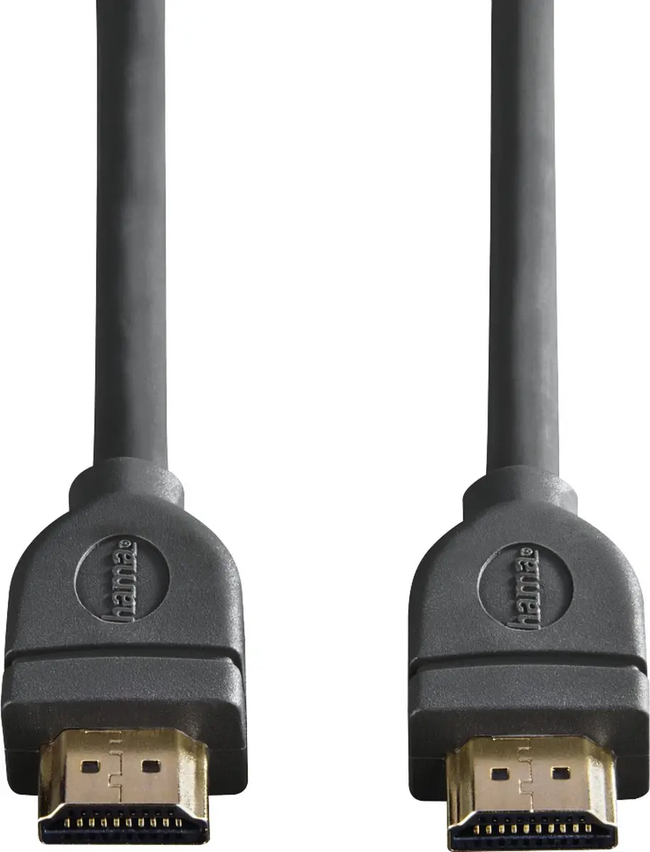 Hama HDMI Kabel 0,75m Type A - Grijs
