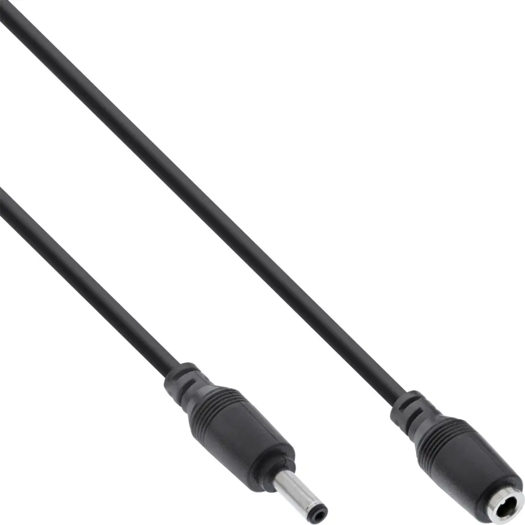 InLine DC Plug 3.5x1.35mm Extensiekabel 3m