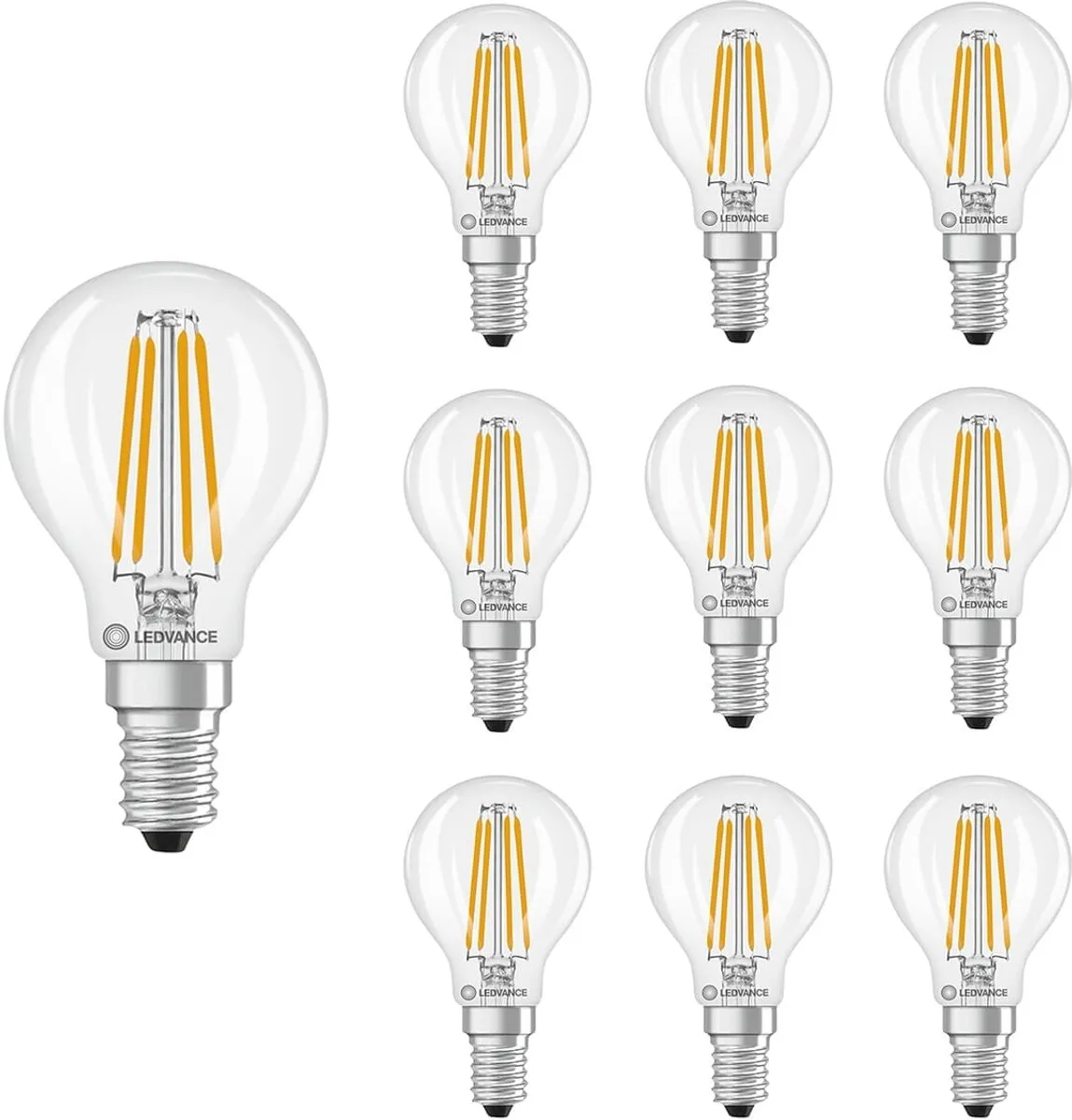 LEDVANCE LED Filament Kogellamp E14 3.4W