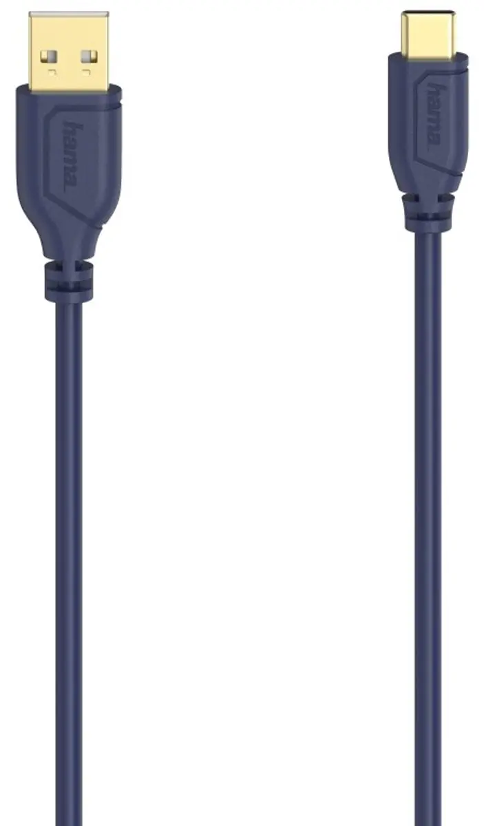 Hama USB-C-kabel Flexi-Slim USB 2.0 0,75m