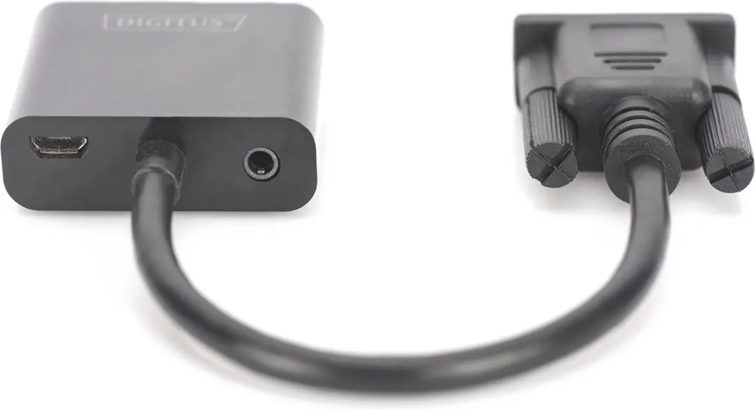 Digitus DA-70473 VGA naar HDMI Converter - 1920x1080 - Zwart